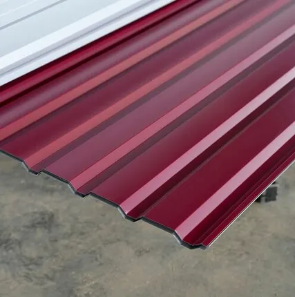 Фото №0 Профлист МП-20 / красный / 0.45 мм. - RAL 3005 / Винно-красный - Глянцевая - с ЛКП - Первый - МП-20 - Стандартные - Розница