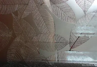 фото Зеркало-травленое бронза " Осень" 2550*1650/825