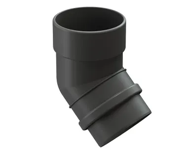 фото Колено 45° LUX Decke, цвет графит