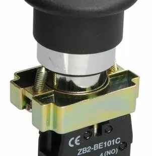 фото Кнопка управления LAY5-BC21 "Грибок" черн.1з BBG70-BC...