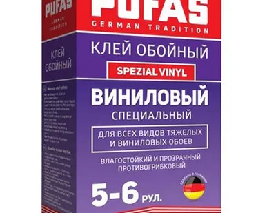 фото Клей для обоев Pufapro виниловый специальный Spezial Vinyl GT 150 г