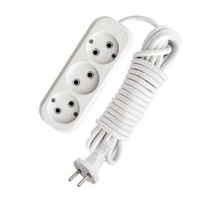 Фото №0 Удлинитель 3х2м без заземл. 10А IP20 Е-203 АБС-пл. ПВС 2х0.75 UNIVersal 9631963