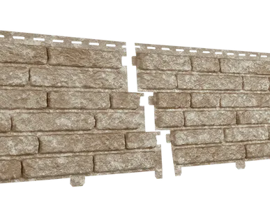 фото Фасадные панели Стоун-хаус Кварцит Светло-Бежевый