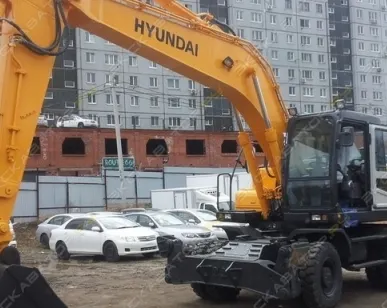 фото Аренда колесного экскаватора Hyundai R210W-9S, Москва