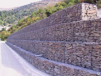 Фото №0 ГАБИОННЫЕ КОНСТРУКЦИИ