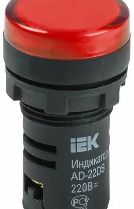 Фото №0 Лампа AD22DS(LED) матрица красный d22мм 230В BLS10-AD...