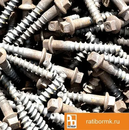 Фото №0 Шуруп путевой 2В.24х170 ГОСТ 809-2014