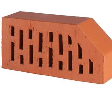 фото Кирпич облицовочный радиусный пустотелый Lode Janka F6 гладкий, 250*120*65 мм