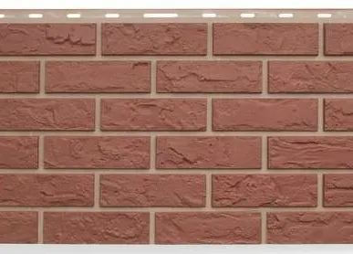 фото Фасадная панель Кирпич (красный)