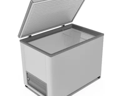 фото Ларь морозильный Frostor F 350 S. Морозильный ларь с глухой металлической крышкой для магазина,столовой,кафе,дома