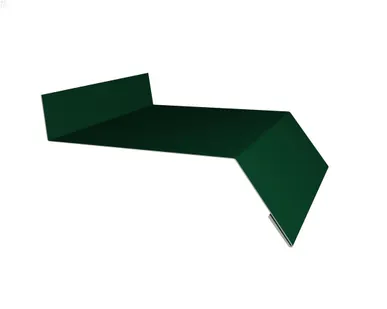 фото Отлив простой 100 0,45 PE с пленкой RAL 6005 зеленый мох