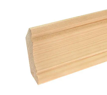 фото Плинтус 2.2 м, 60 мм, сращенный, бессучковый, классический