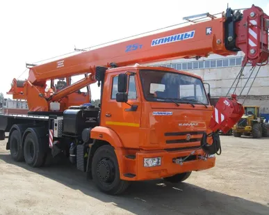 фото Автокран 25 тонн Клинцы КС-55713-1К-1 КАМАЗ 65115 стрела 21м.