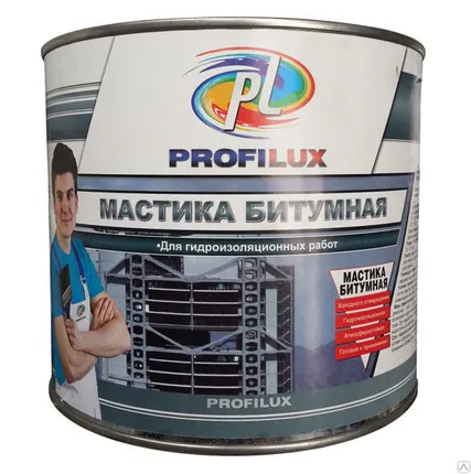 Фото №0 Мастика битумная Профилюкс, 1,8 кг