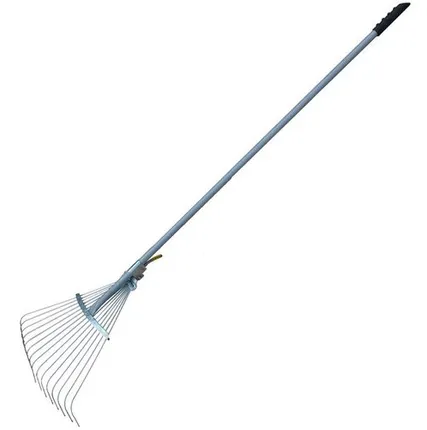 Фото №0 Грабли веерные проволочные раздвижные ГПР-15 метал.ручка, усилен.фиксатор