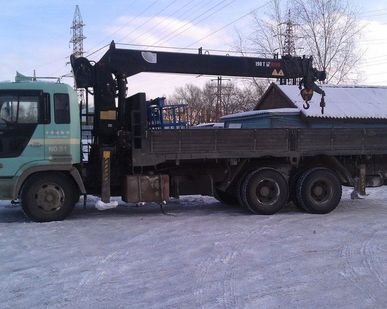 фото Аренда манипулятора с краном