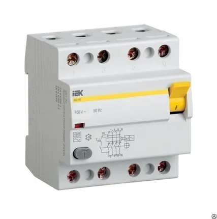 Фото №0 УЗО ВДТ 4п 40А 300мА ВД1-63 АС IEK