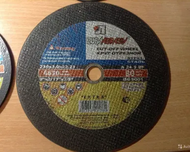 фото Круг отрезной по металлу 230х3,0х22 А24SBF80 Луга