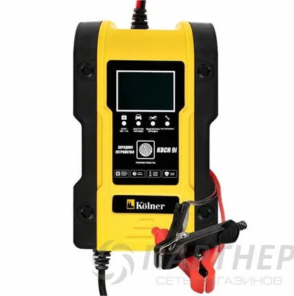 Фото №0 Зарядное устройство Kolner KBCH 9i (12/24 В., 0,5 - 9А(12В) / 4А(24В))