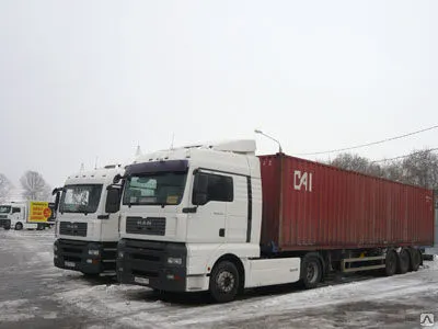 Фото №0 Перевозка контейнеров, услуги тралов и площадок
в