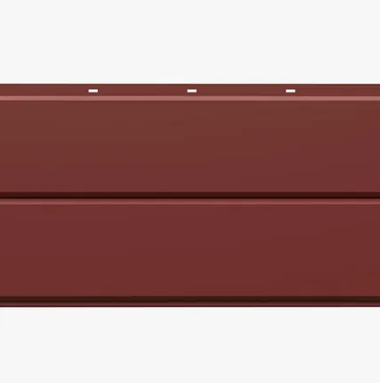 Фото №0 Сайдинг Потолочно-фасадная панель «Софит» 0.47-0.50 мм RAL 3011, Красно-коричневый