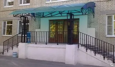 Фото №0 Навес с перилами