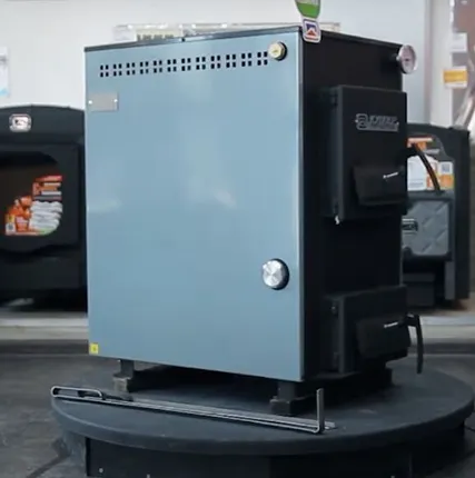 Фото №8 Котел твердотопливныйТеплодар Куппер Практик-10 В, 10 кВт, одноконтурный, с шибером и термометром