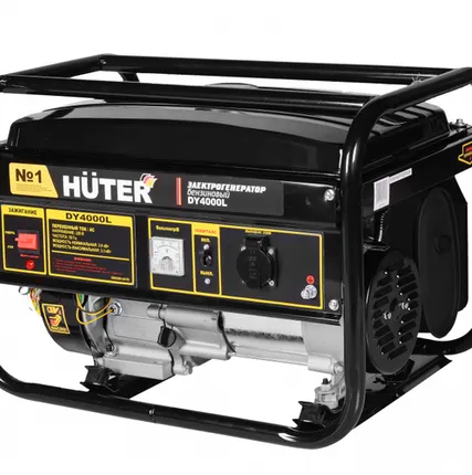 Фото №0 Huter Портативный бензогенератор HUTER DY4000L