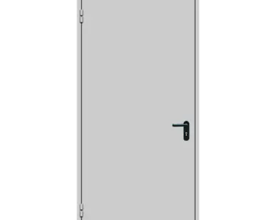 фото Двери противопожарные металлические однопольные глухие