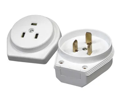 фото Разъем РШ-ВШ 32А 250В 2P+PE скрыт. уст. бел. UNIVersal 1236