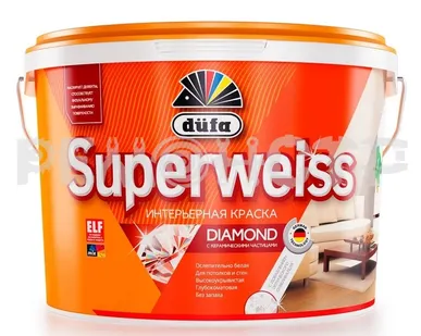 фото Краска вд  2,5л SUPERWEISS_RD4 Dufa (1) П