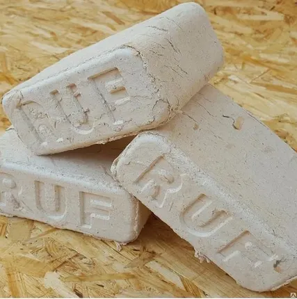 Фото №0 Топливные брикеты RUF березовые, упаковка 12 брикетов