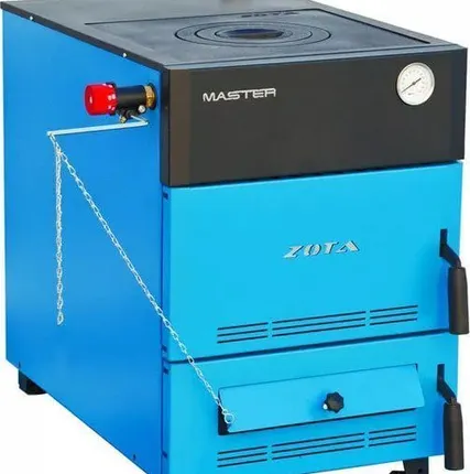 Фото №0 ZOTA Master котел стальной твердотопливный КСТ-32 кВт