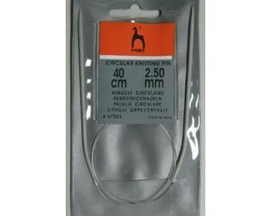 фото 47203 Спицы вязальные циркулярные 2.5мм, 40см