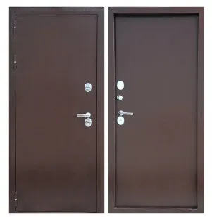 фото Дверь входная с терморазрывом Термо-М1 металл/металл, Медь 2050х860мм, ЛЕВАЯ