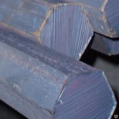 Фото №0 Шестигранник 57 сталь 3СП 09г2с 45 30хгса 38ХА 30Х ГОСТ 8560-78