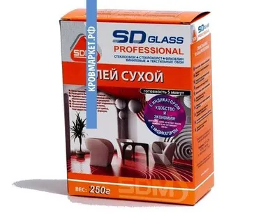 фото Клей SD-Glass Professional универсальный для стеклохолста, стеклообоев