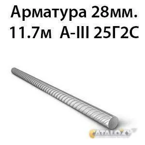 фото Арматура 28мм. 11. 7м А-III 25Г2С