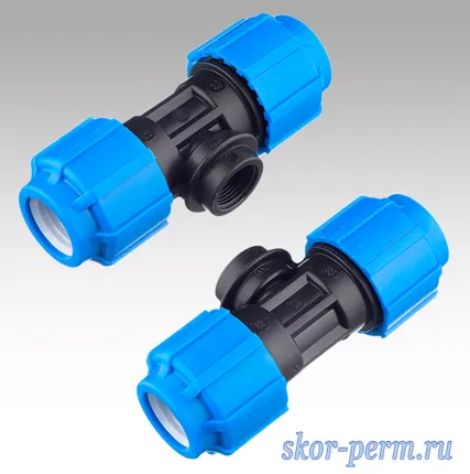 Фото №0 Тройник ВР 32х1/2&quot; ПНД