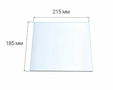 фото Стекло для каминной дверки Везувий 260 (0,185х0,215)