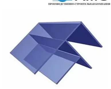 фото Профиль поликарбонатный У8-10*6м перпендикулярно-угловой