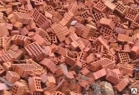 фото Бой кирпича(красный) до 20 тонн