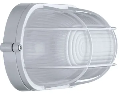 фото Светильник ЛОН 94 801 NBL-O2-60-E27/WH 1х60Вт E27 IP54 (аналог НПБ 1402 бел. овал с решеткой 60Вт) Navigator 94801