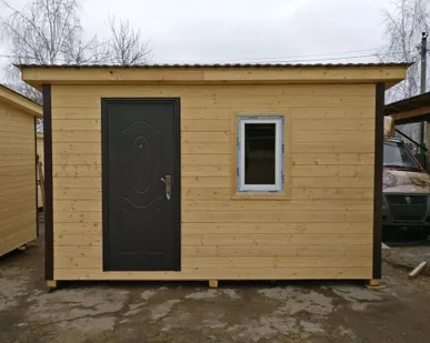 фото Бытовка садовая под ключ