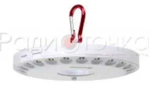 Фото №0 Фонарь Smartbuy SBF-8253-W (4xR6) 24св/д белый/пластик, карабин, магнит