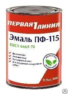 фото Эмаль ПФ-115 Первая линия ГОСТ Красная (5 кг) /66