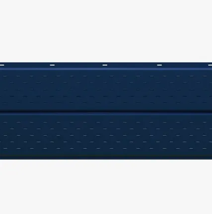 Фото №0 Сайдинг Потолочно-фасадная панель «Софит» перфорированный 0.47-0.50 мм RAL 5005, Сигнально-синий