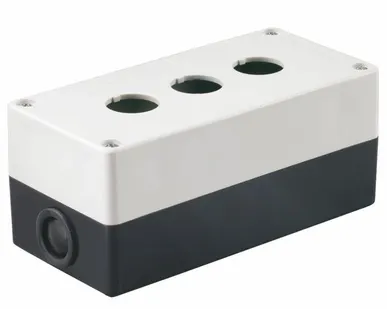 фото Корпус 103 для кнопок 3 места белый BKP10-3-K01