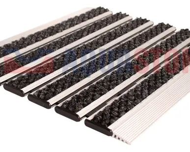 фото Алюминиево-ворсовый низкопрофильный половик 750/500/12 мм