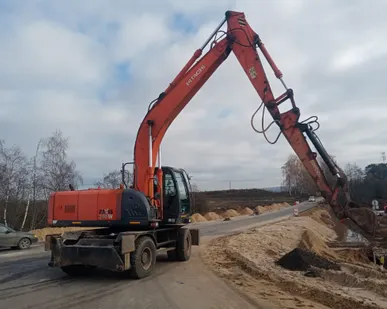 фото Аренда Экскаваторов колесных  в Москве